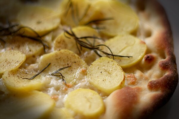 Romeinse aardappelpizza