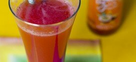 Watermeloen-passievruchtcocktail
