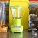 Een appelgroene blender