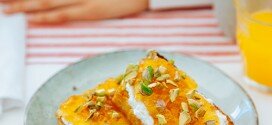 Burnt toast met ricotta en marmelade